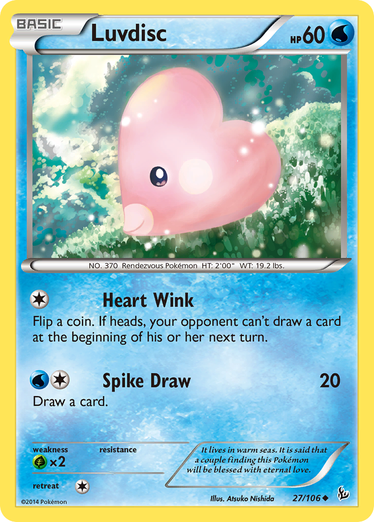Luvdisc (27/106) [XY: Flashfire] | Dragon's Lair Comics and Fantasy Houston TX