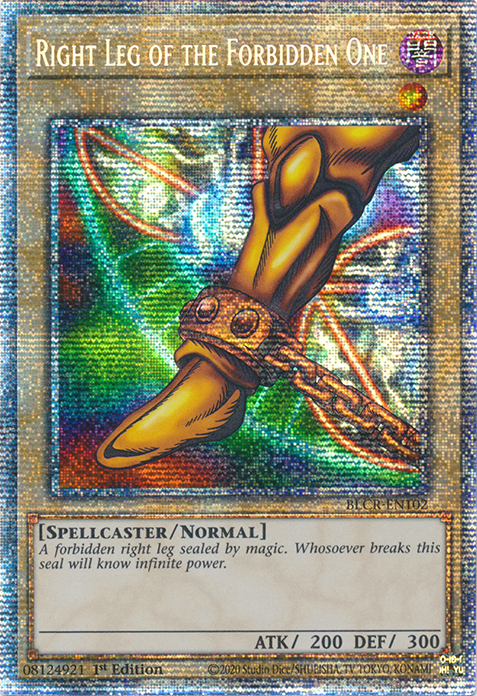 Right Leg of the Forbidden One [BLCR-EN102] Starlight Rare | Dragon's Lair Comics and Fantasy Houston TX