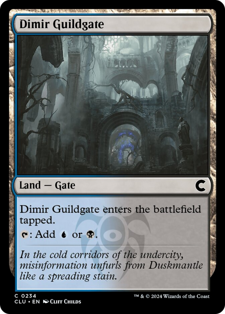 Dimir Guildgate [Ravnica: Clue Edition] | Dragon's Lair Comics and Fantasy Houston TX