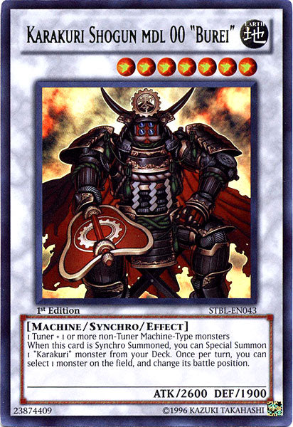Karakuri Shogun mdl 00 Burei [STBL-EN043] Ultra Rare | Dragon's Lair Comics and Fantasy Houston TX