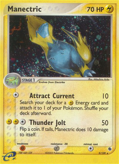 Manectric (9/109) [EX: Ruby & Sapphire] | Dragon's Lair Comics and Fantasy Houston TX