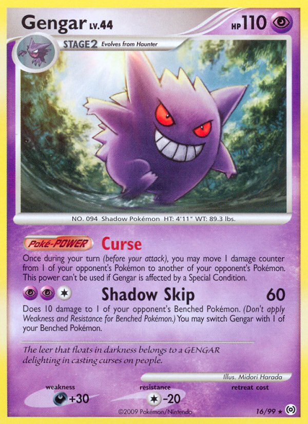 Gengar (16/99) [Platinum: Arceus] | Dragon's Lair Comics and Fantasy Houston TX