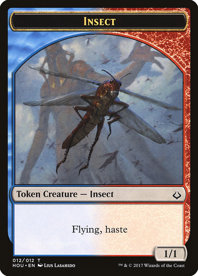 Dreamstealer // Insect Double-Sided Token [Hour of Devastation Tokens] | Dragon's Lair Comics and Fantasy Houston TX