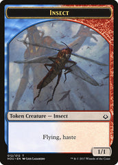 Dreamstealer // Insect Double-Sided Token [Hour of Devastation Tokens] | Dragon's Lair Comics and Fantasy Houston TX