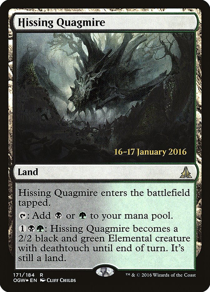 Hissing Quagmire [Oath of the Gatewatch Prerelease Promos] | Dragon's Lair Comics and Fantasy Houston TX