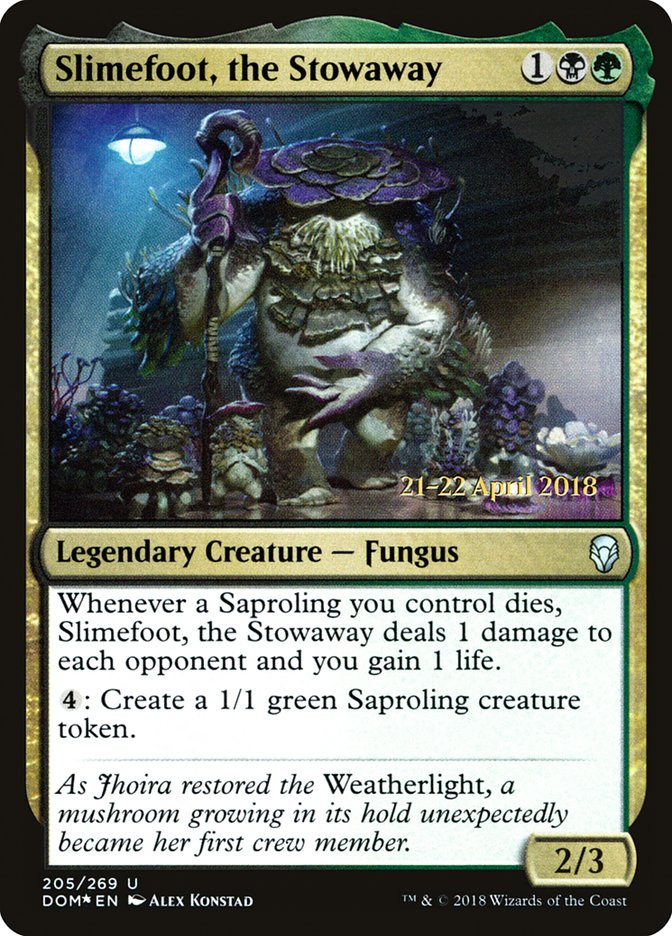 Slimefoot, the Stowaway [Dominaria Prerelease Promos] | Dragon's Lair Comics and Fantasy Houston TX