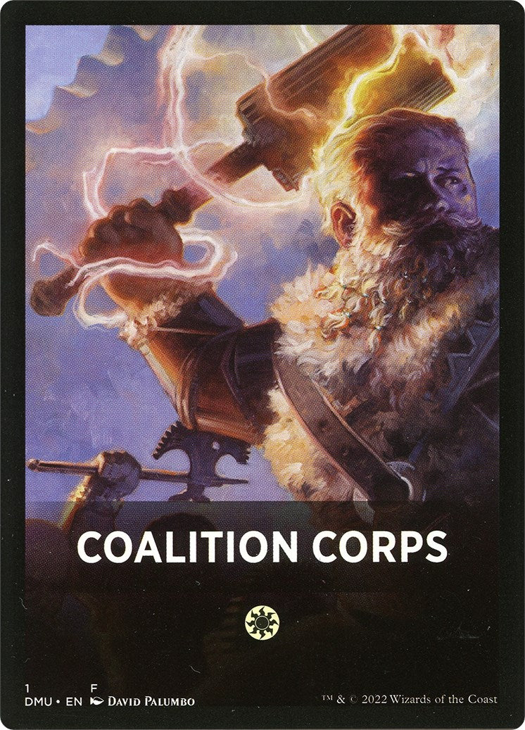 Coalition Corps Theme Card [Dominaria United Tokens] | Dragon's Lair Comics and Fantasy Houston TX