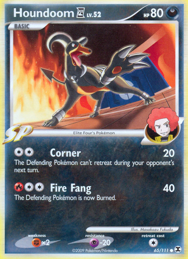 Houndoom (65/111) [Platinum: Rising Rivals] | Dragon's Lair Comics and Fantasy Houston TX