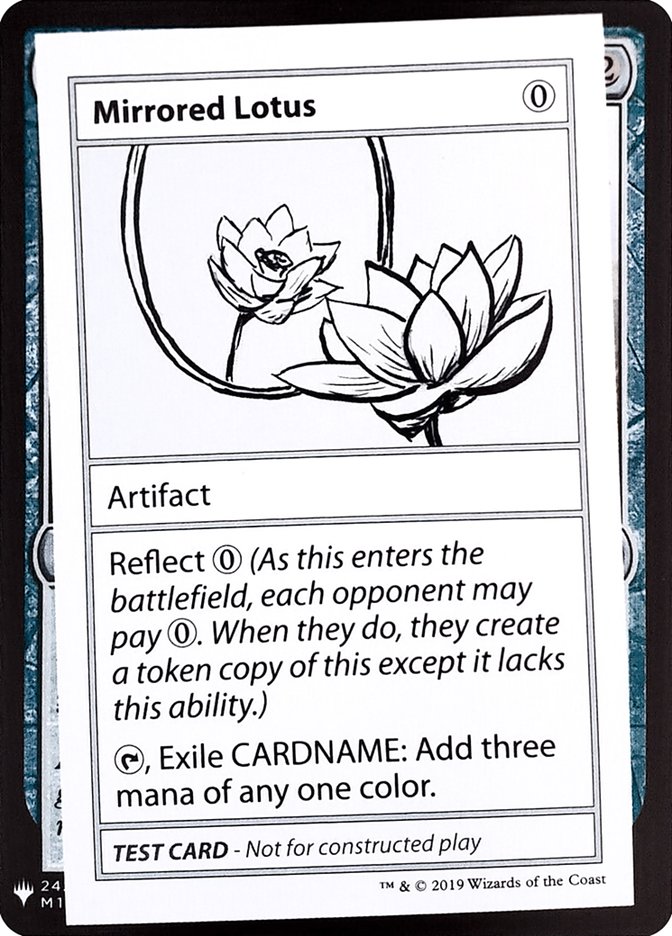 Mirrored Lotus [Mystery Booster Playtest Cards] | Dragon's Lair Comics and Fantasy Houston TX