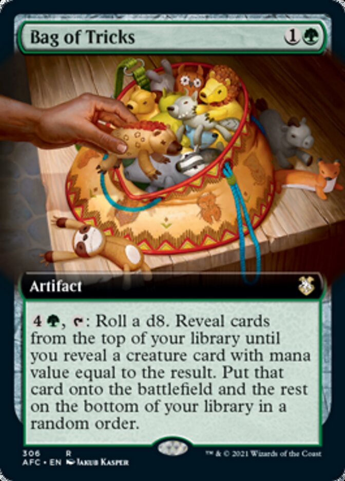 Bag of Tricks (Extended Art) [Dungeons & Dragons: Adventures in the Forgotten Realms Commander] | Dragon's Lair Comics and Fantasy Houston TX
