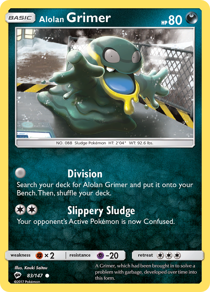 Alolan Grimer (83/147) [Sun & Moon: Burning Shadows] | Dragon's Lair Comics and Fantasy Houston TX