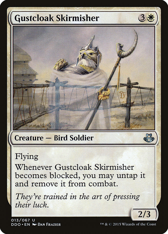 Gustcloak Skirmisher [Duel Decks: Elspeth vs. Kiora] | Dragon's Lair Comics and Fantasy Houston TX