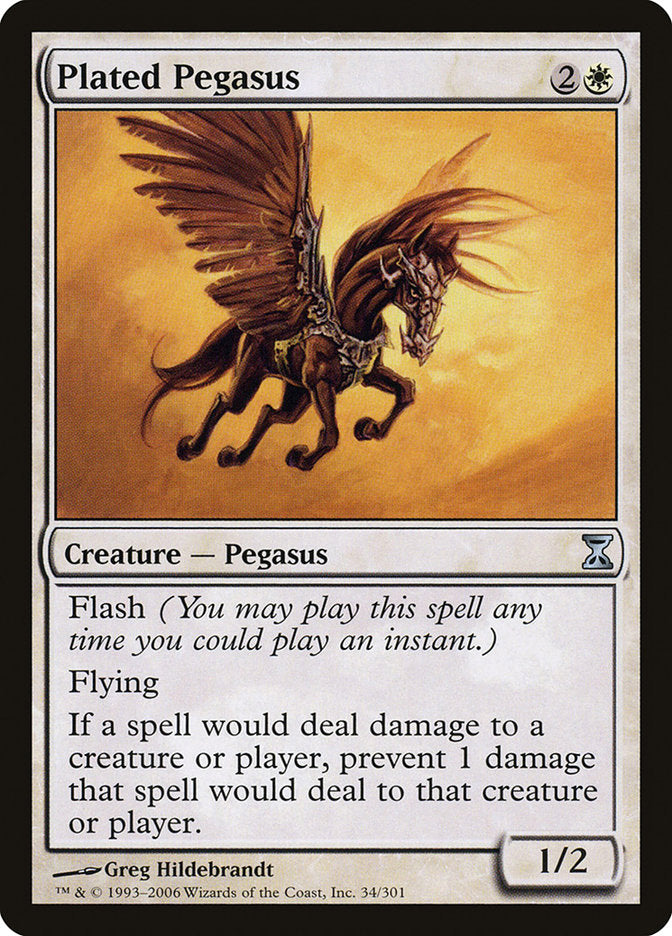 Plated Pegasus [Time Spiral] | Dragon's Lair Comics and Fantasy Houston TX