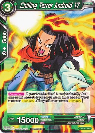Chilling Terror Android 17 (Foil) (P-017) [Promotion Cards] | Dragon's Lair Comics and Fantasy Houston TX