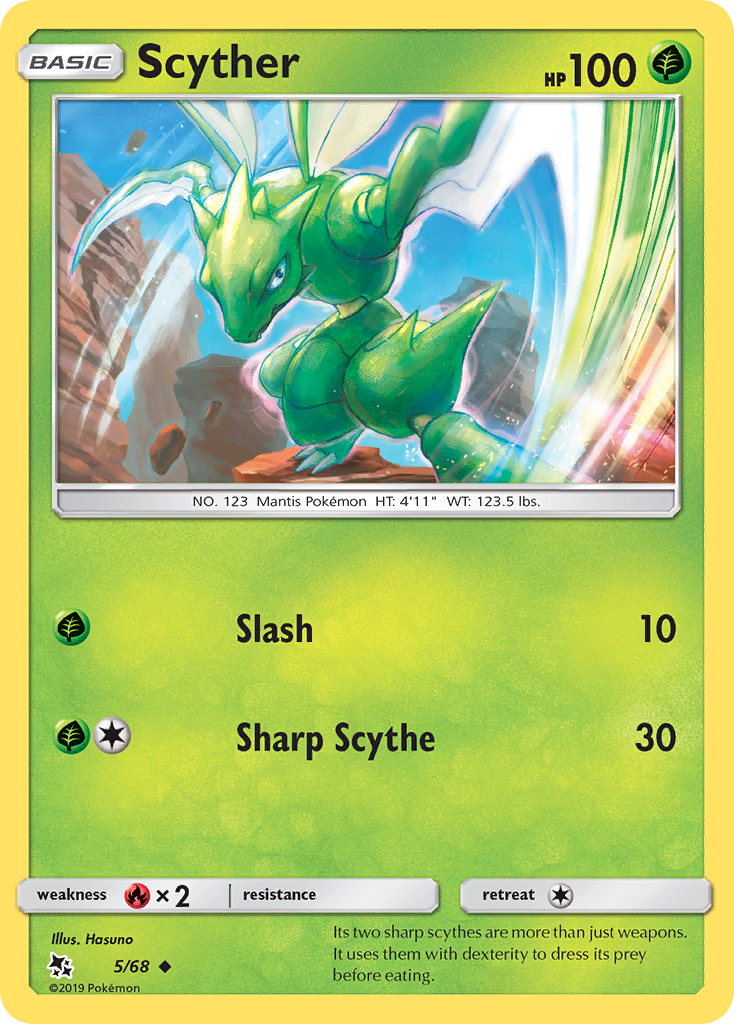 Scyther (5/68) [Sun & Moon: Hidden Fates] | Dragon's Lair Comics and Fantasy Houston TX