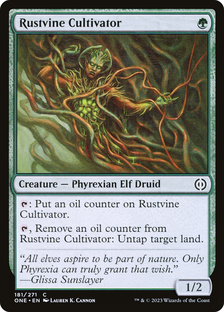 Rustvine Cultivator [Phyrexia: All Will Be One] | Dragon's Lair Comics and Fantasy Houston TX