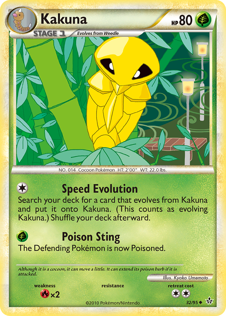 Kakuna (32/95) [HeartGold & SoulSilver: Unleashed] | Dragon's Lair Comics and Fantasy Houston TX