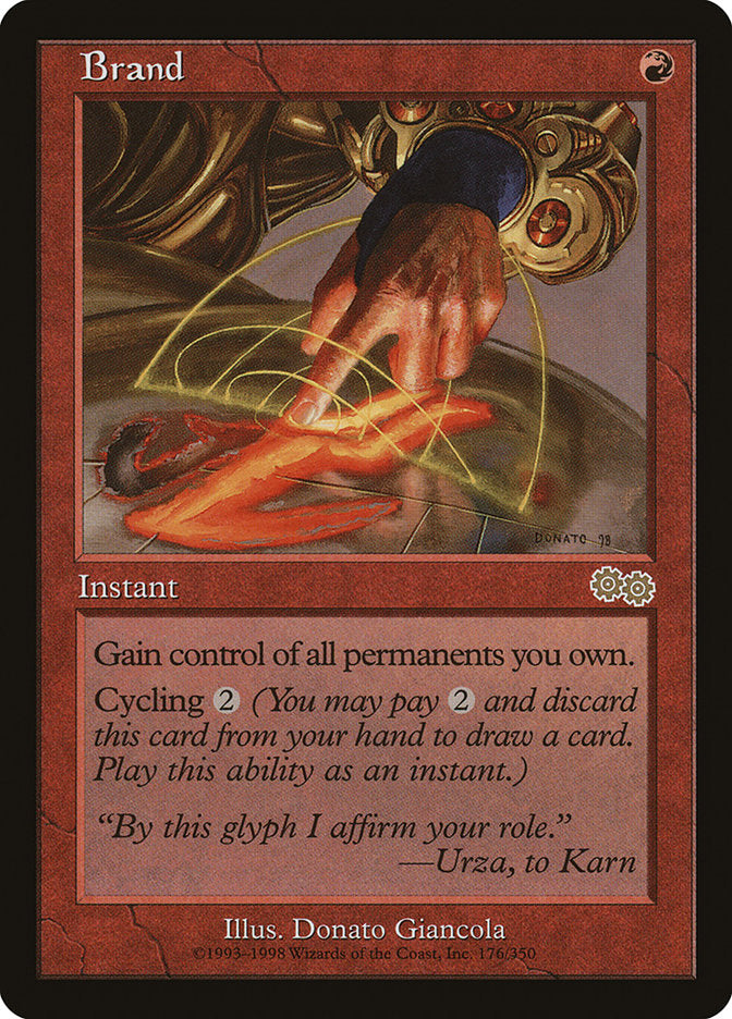 Brand [Urza's Saga] | Dragon's Lair Comics and Fantasy Houston TX