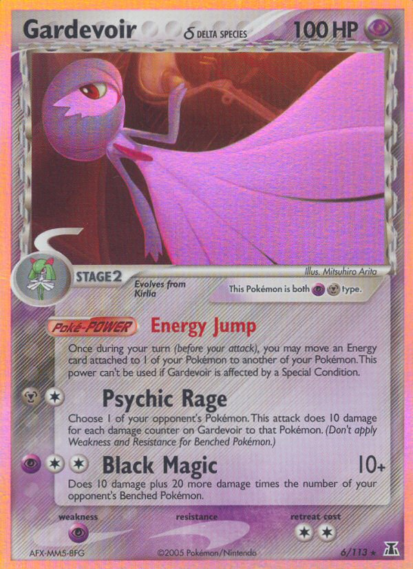 Gardevoir (6/113) (Delta Species) [EX: Delta Species] | Dragon's Lair Comics and Fantasy Houston TX
