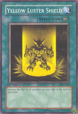 Yellow Luster Shield [IOC-037] Common | Dragon's Lair Comics and Fantasy Houston TX