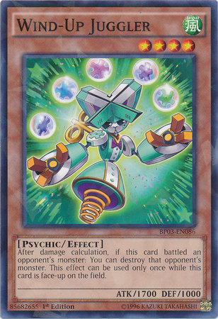 Wind-Up Juggler [BP03-EN086] Shatterfoil Rare | Dragon's Lair Comics and Fantasy Houston TX