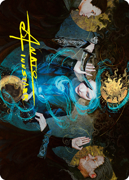 Witness the Future Art Card (Gold-Stamped Signature) [Innistrad: Crimson Vow Art Series] | Dragon's Lair Comics and Fantasy Houston TX