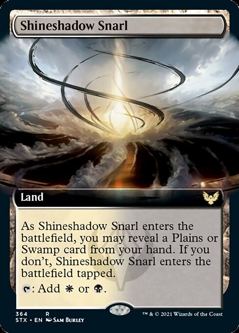 Shineshadow Snarl (Extended Art) [Strixhaven: School of Mages] | Dragon's Lair Comics and Fantasy Houston TX