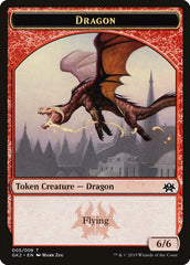 Dragon // Goblin Double-Sided Token [Ravnica Allegiance Guild Kit Tokens] | Dragon's Lair Comics and Fantasy Houston TX