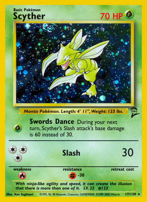 Scyther (17/130) [Base Set 2] | Dragon's Lair Comics and Fantasy Houston TX