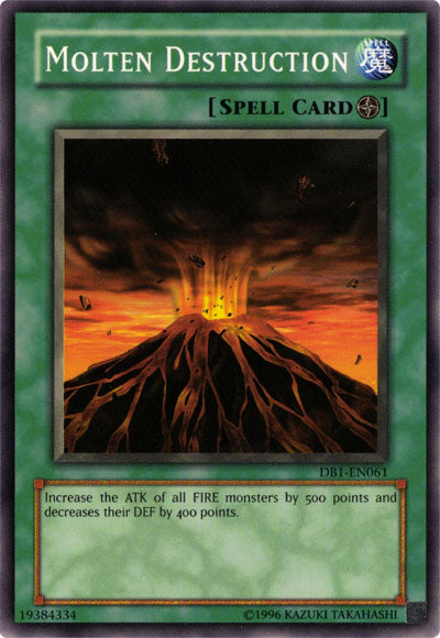 Molten Destruction [DB1-EN061] Common | Dragon's Lair Comics and Fantasy Houston TX