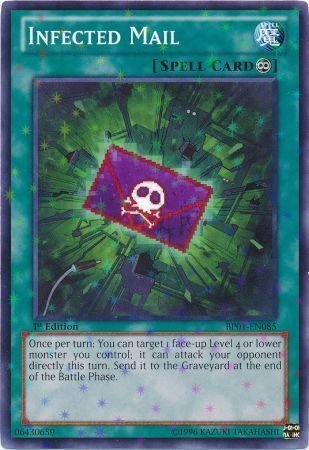 Infected Mail [BP01-EN085] Starfoil Rare | Dragon's Lair Comics and Fantasy Houston TX