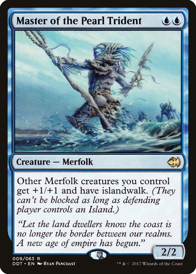 Master of the Pearl Trident [Duel Decks: Merfolk vs. Goblins] | Dragon's Lair Comics and Fantasy Houston TX