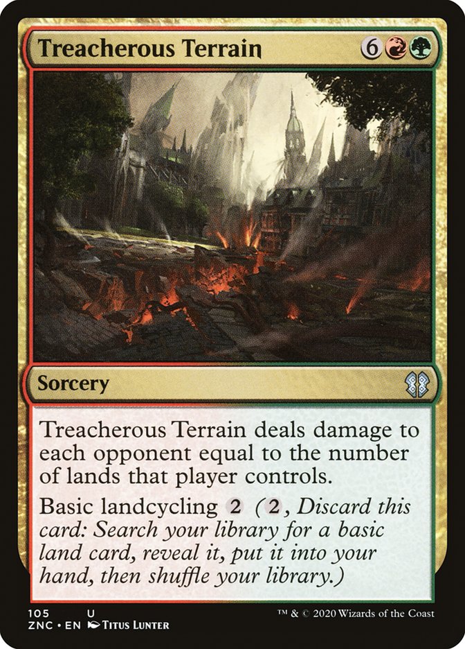 Treacherous Terrain [Zendikar Rising Commander] | Dragon's Lair Comics and Fantasy Houston TX
