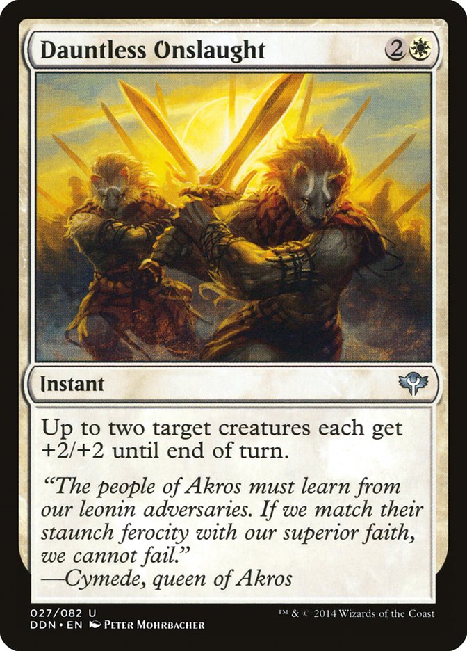 Dauntless Onslaught [Duel Decks: Speed vs. Cunning] | Dragon's Lair Comics and Fantasy Houston TX
