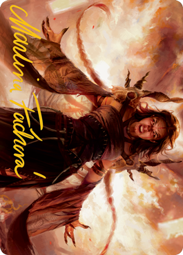 Dragon's Rage Channeler Art Card (Gold-Stamped Signature) [Modern Horizons 2 Art Series] | Dragon's Lair Comics and Fantasy Houston TX
