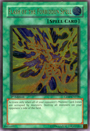 Flash of the Forbidden Spell [CDIP-EN038] Ultimate Rare | Dragon's Lair Comics and Fantasy Houston TX