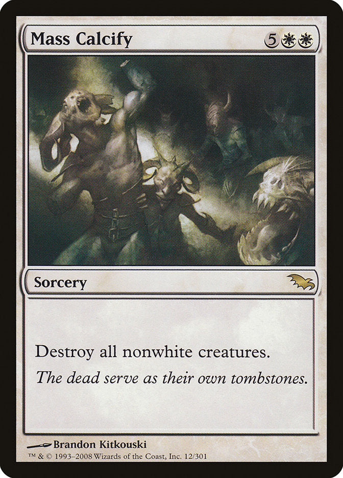 Mass Calcify [Shadowmoor] | Dragon's Lair Comics and Fantasy Houston TX