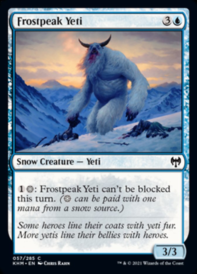 Frostpeak Yeti [Kaldheim] | Dragon's Lair Comics and Fantasy Houston TX