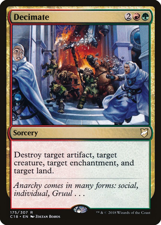 Decimate [Commander 2018] | Dragon's Lair Comics and Fantasy Houston TX