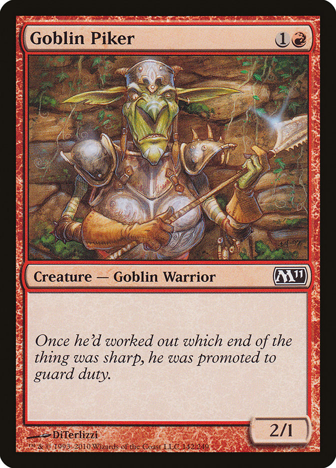 Goblin Piker [Magic 2011] | Dragon's Lair Comics and Fantasy Houston TX