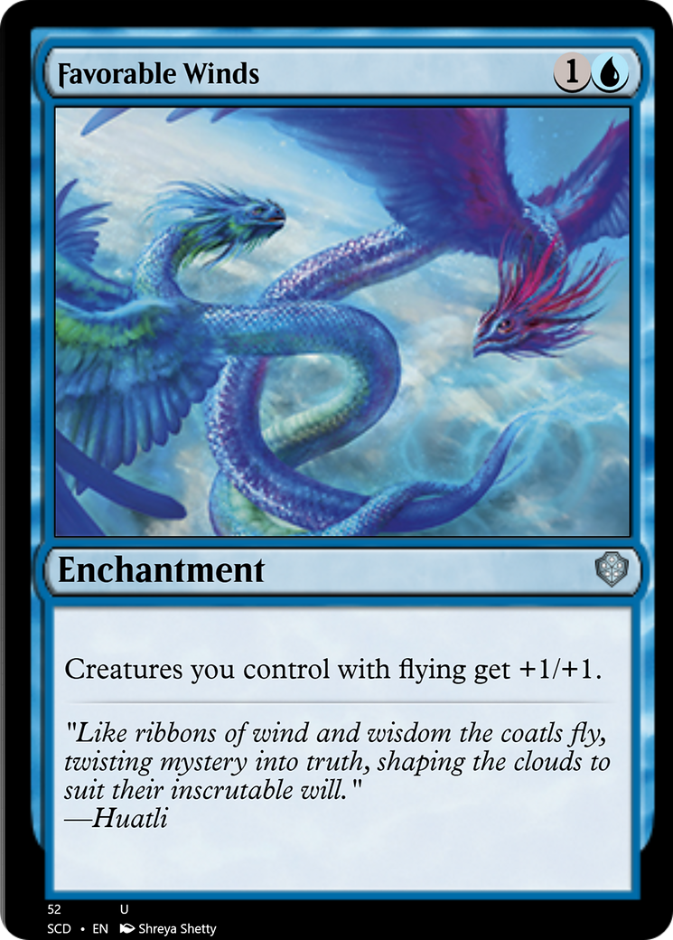 Favorable Winds [Starter Commander Decks] | Dragon's Lair Comics and Fantasy Houston TX