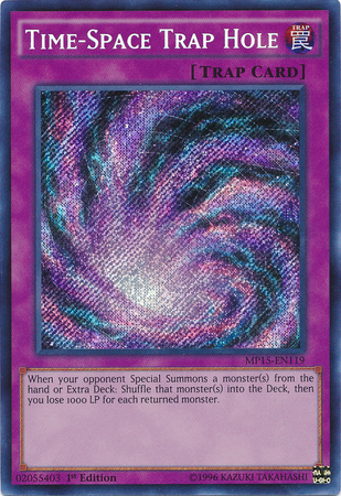 Time-Space Trap Hole [MP15-EN119] Secret Rare | Dragon's Lair Comics and Fantasy Houston TX