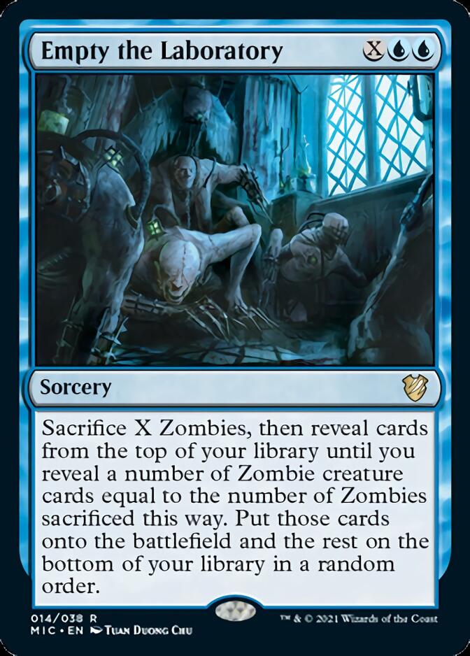 Empty the Laboratory [Innistrad: Midnight Hunt Commander] | Dragon's Lair Comics and Fantasy Houston TX