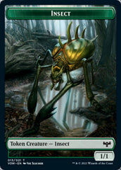 Insect // Treasure Double-Sided Token [Innistrad: Crimson Vow Tokens] | Dragon's Lair Comics and Fantasy Houston TX