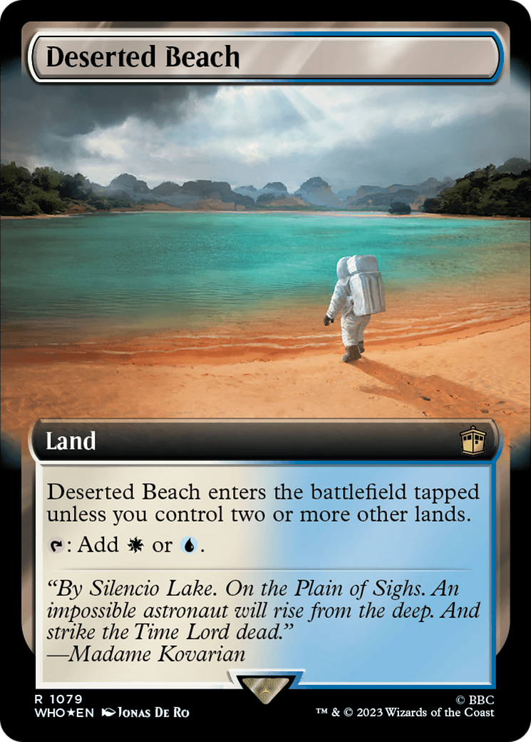 Deserted Beach (Extended Art) (Surge Foil) [Doctor Who] | Dragon's Lair Comics and Fantasy Houston TX