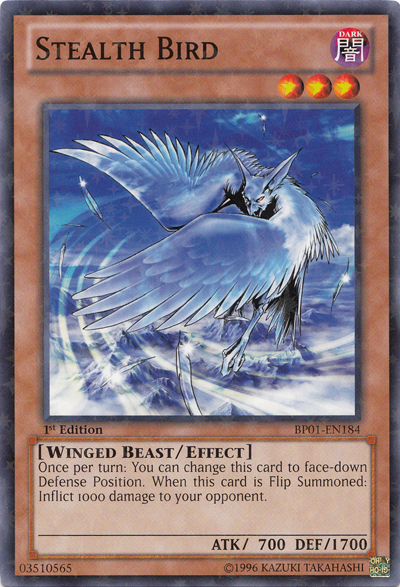 Stealth Bird [BP01-EN184] Starfoil Rare | Dragon's Lair Comics and Fantasy Houston TX