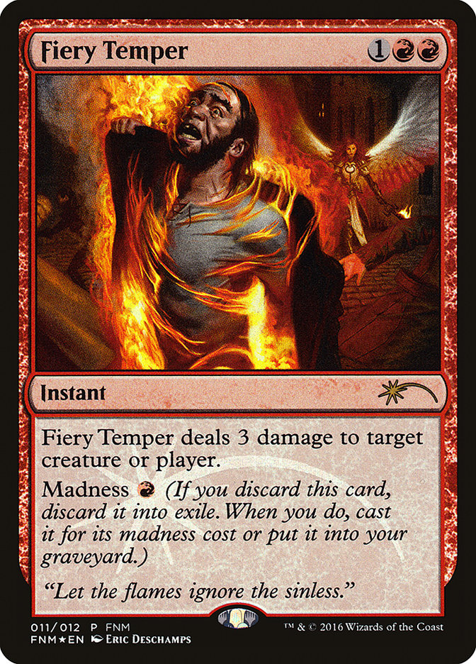 Fiery Temper [Friday Night Magic 2016] | Dragon's Lair Comics and Fantasy Houston TX
