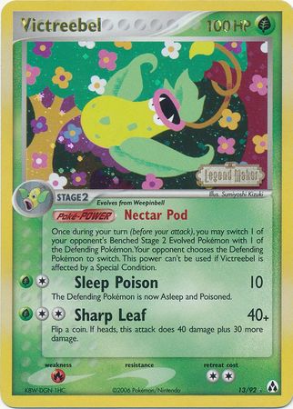Victreebel (13/92) (Stamped) [EX: Legend Maker] | Dragon's Lair Comics and Fantasy Houston TX