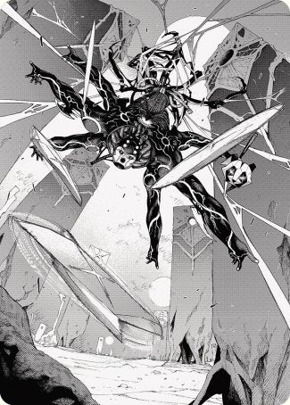 Kaito, Dancing Shadow 2 Art Card [Phyrexia: All Will Be One Art Series] | Dragon's Lair Comics and Fantasy Houston TX