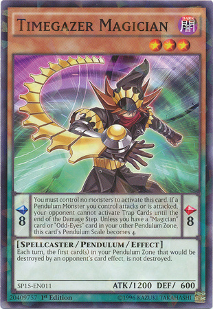 Timegazer Magician [SP15-EN011] Shatterfoil Rare | Dragon's Lair Comics and Fantasy Houston TX